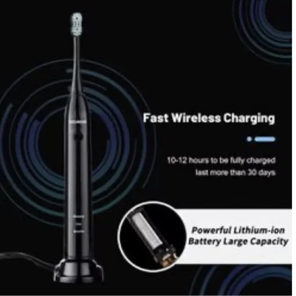 Souwing Electric Toothbrush with Smart Timer Dupont Bristle Waterproof NEW - Picture 9 of 12